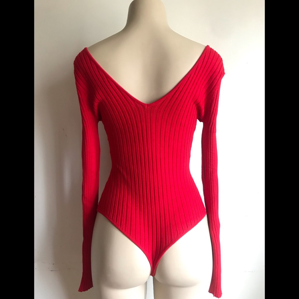 Hera Collection Ribbed off the shoulder bodysuit - Picture 9 of 9